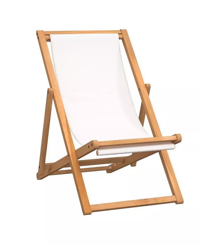 vidaXL Deck Chair Teak 22.1 | Macy's