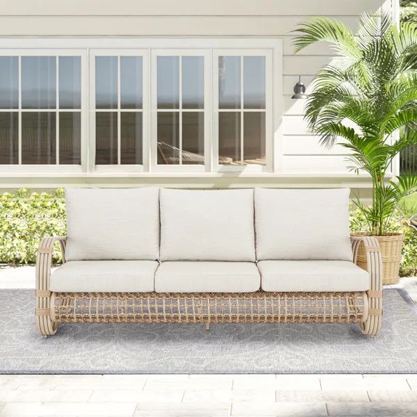 LeChee 78'' Outdoor Patio Sofa | Wayfair North America