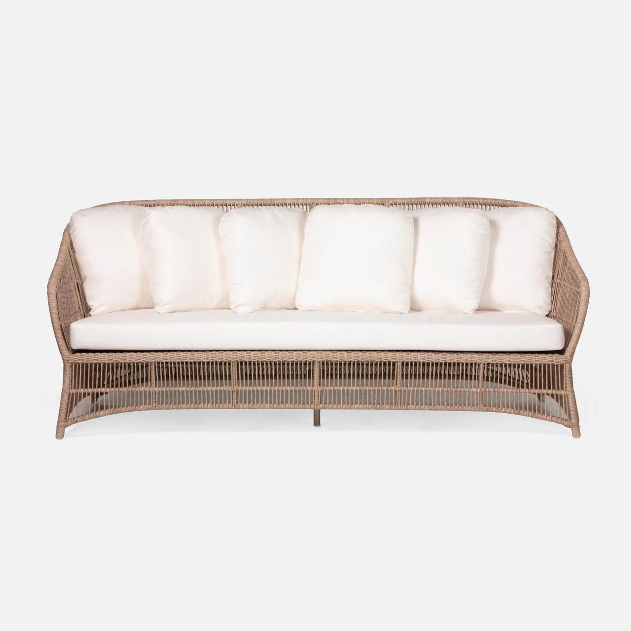 Soma Natural Outdoor Sofa (Interchangeable Cushions)
                    
    
        
    
    ... | Belle and June