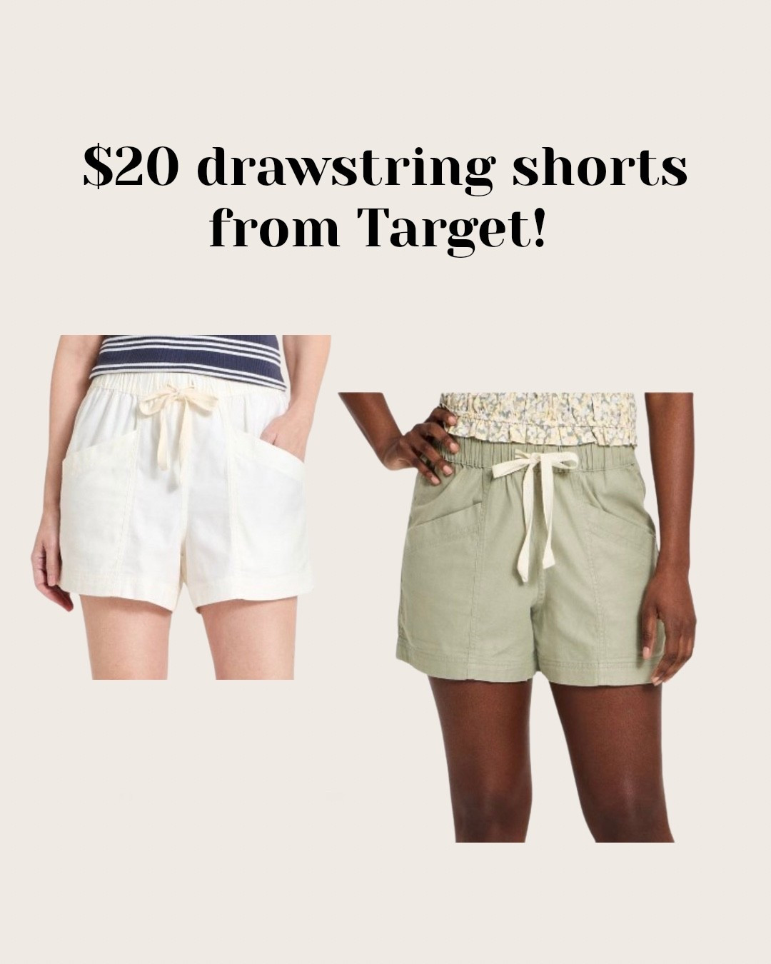 These drawstring shorts from Target are a great price and will sell out! They always do! I also ordered these tees to pair with them. Stuck with my tts large. 

#LTKmomlife #LTKgrwm #LTKootd