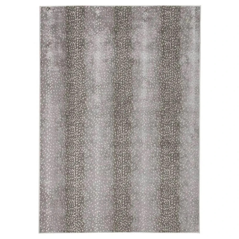 Annelise Modern Classic Grey Animal Patterned Rug - 5'x7'6" | Kathy Kuo Home