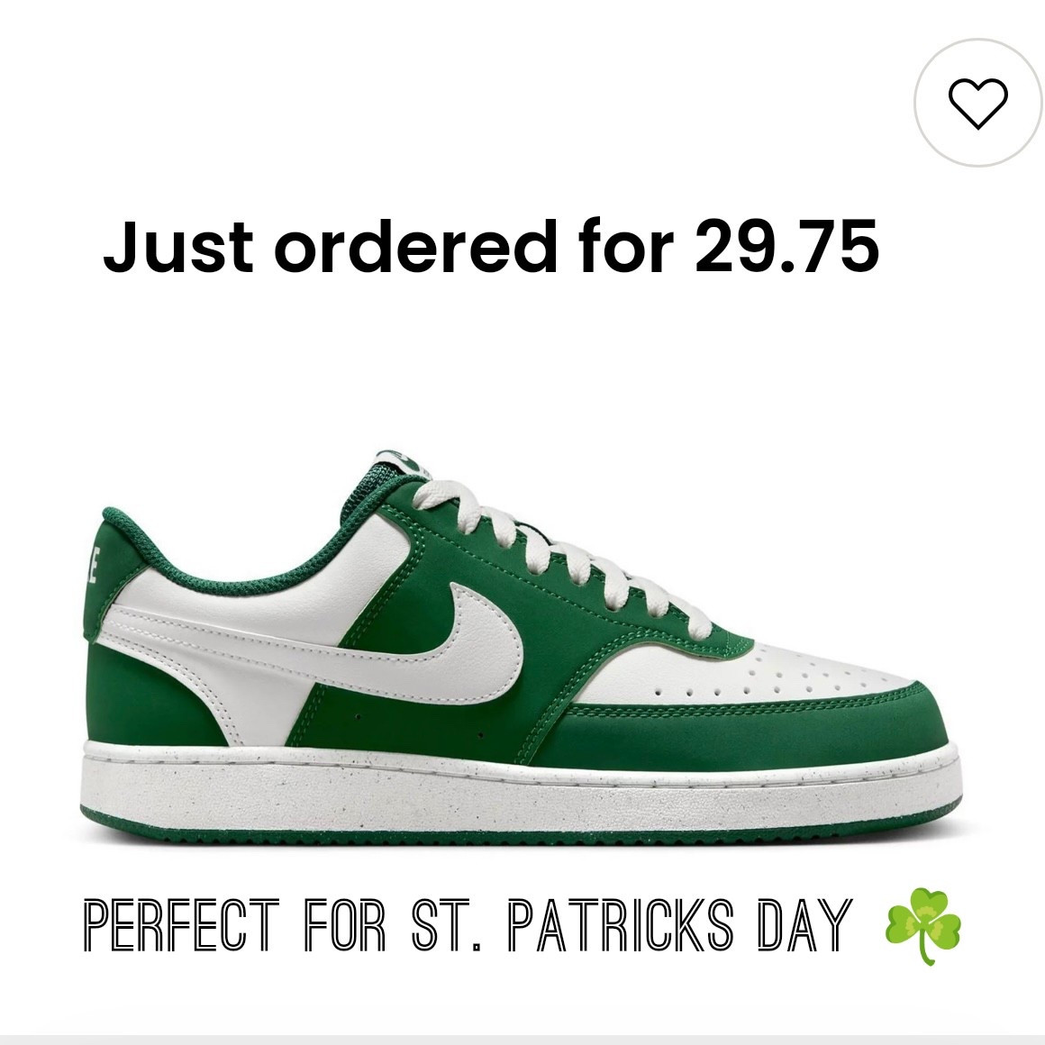 Affordable style win. 💚
Found these Nike sneakers for $29.75  and did store pickup to skip shipping.
Proof you don’t have to spend a lot to find cute staples.

#LTKSeasonal #LTKdayinmylife #LTKootd