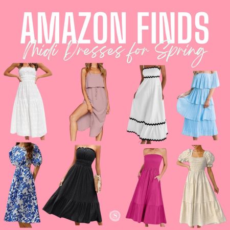 Love these midi dresses for Spring and Summer!

#LTKSpringSale #LTKfindsunder50 #LTKstyletip