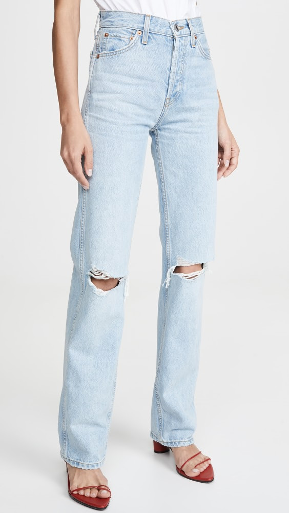 RE/DONE High Rise Rigid Loose Jean | Shopbop | Shopbop