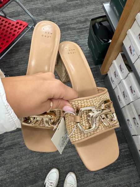 These rattan black heels would go with so much! Love the gold buckle detail. 
@target @targetstyle #targetpartner #target