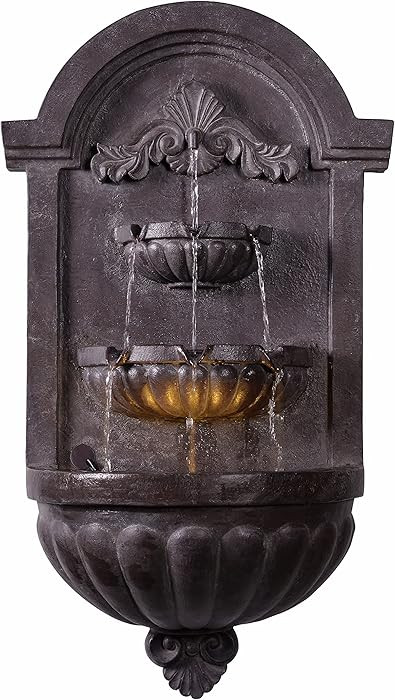 Kenroy Home San Pablo Indoor/ Outdoor Wall Fountain with Bronze Finish, Classic Style, 35" Height... | Amazon (US)
