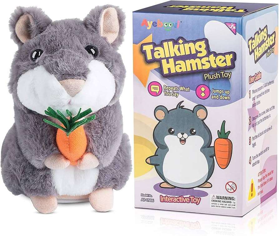 Ayeboovi Toys for Kids Baby Toys Talking Hamster Repeats What You Say Autism Toys Fun Toys Talkin... | Amazon (US)