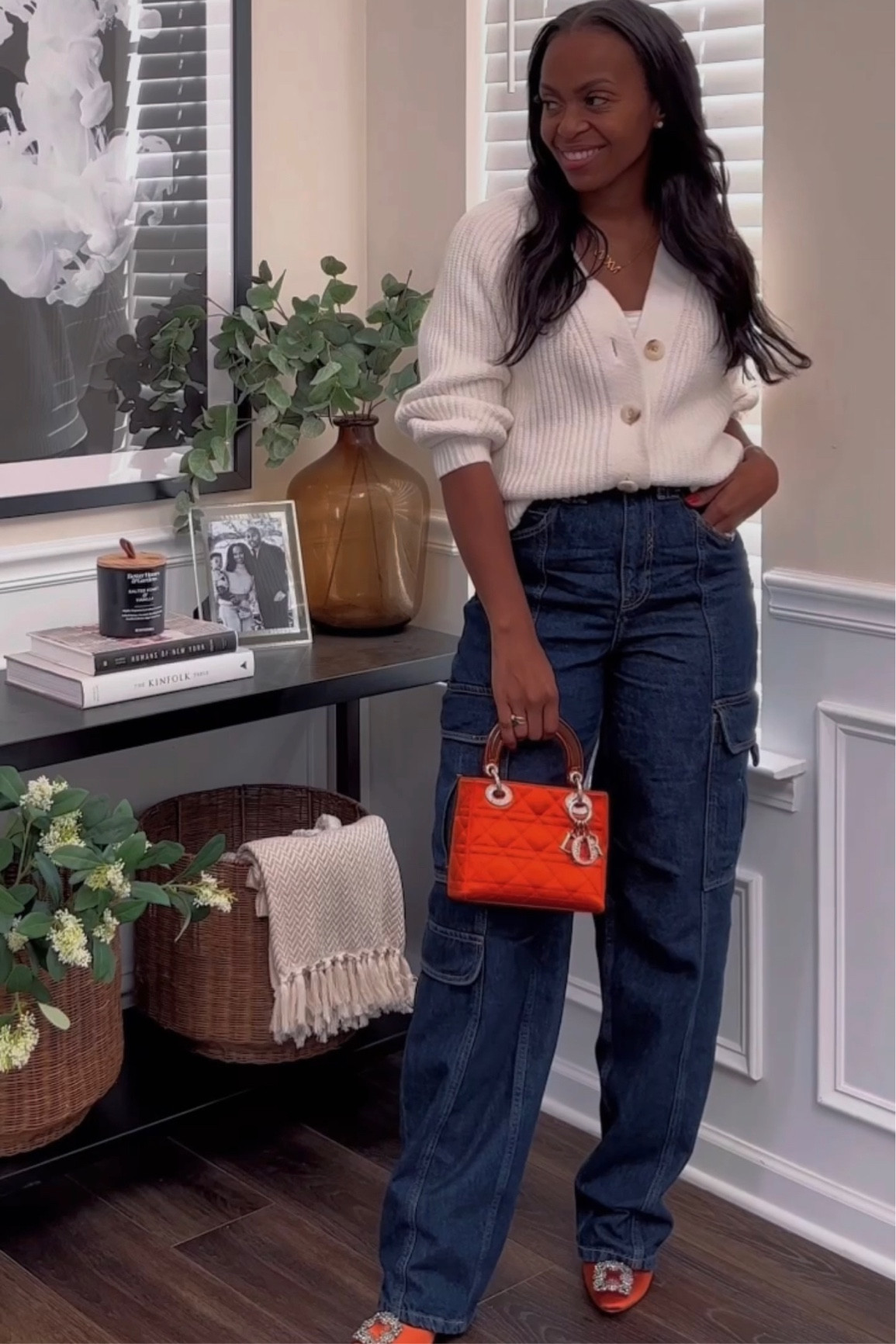 River island cargo jeans 