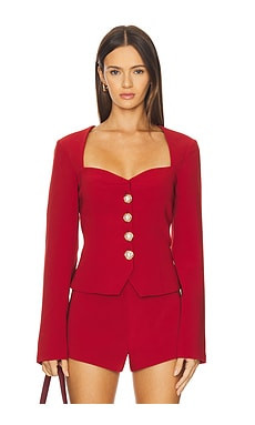 MAJORELLE Lori Jacket in Brick Red from Revolve.com | Revolve Clothing (Global)
