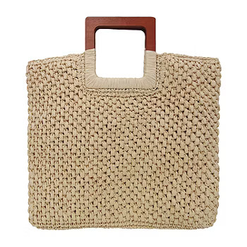 Bueno of California Straw Satchel | JCPenney