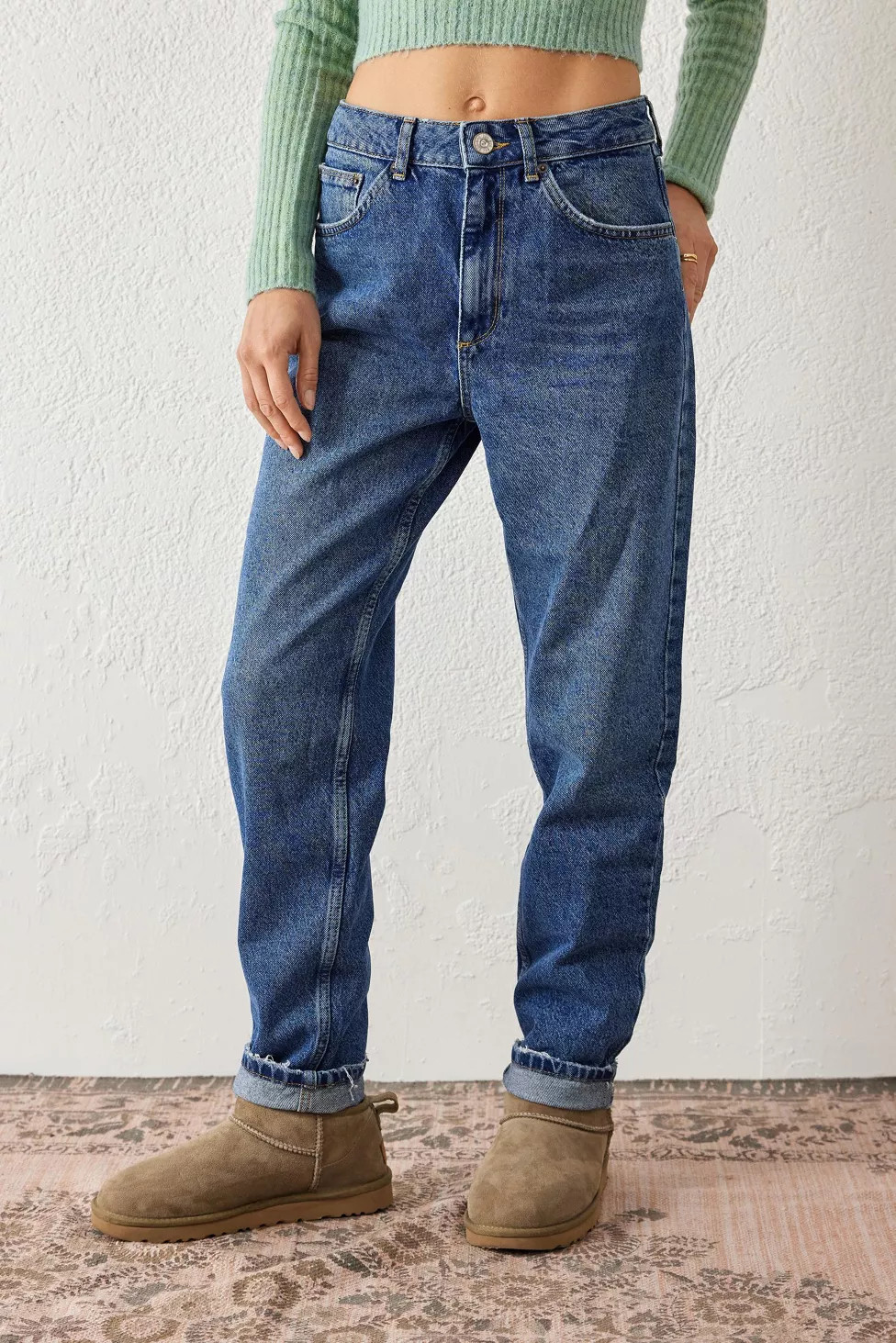 BDG Dark Vintage Wash Mom Jean | Urban Outfitters (US and RoW)