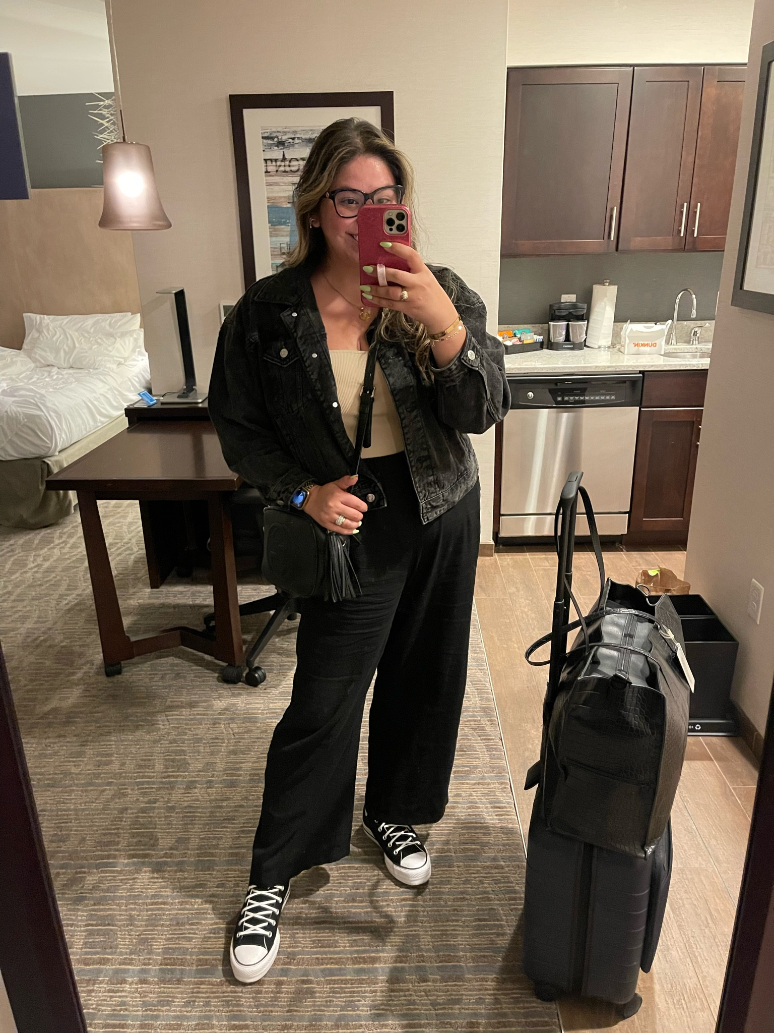 Travel outfit! 🖤

Travel style, converse, comfy outfit, airport style 

#LTKsalealert #LTKtravel #LTKmidsize