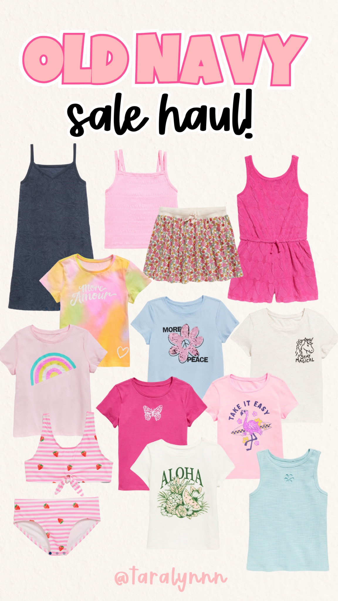 Old Navy Sale Haul for My Girls 💖 everything was under $10!!! Graphic tees, dresses, swim & tanks! 

#oldnavy #girls #sale #summeroutfit #graphictee #tshirt #swim #family #outfit

#LTKSummerSales #LTKKids #LTKSaleAlert
