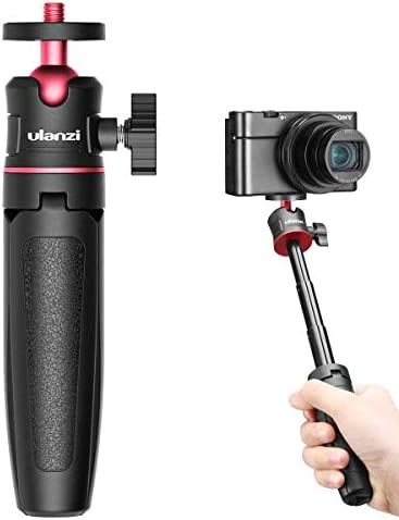 Black Mini Tripod for Camera, 1/4" Screw Universal for Sony/Canon/Nikon/Fujifilm Vlog Camera, Extend | Amazon (US)