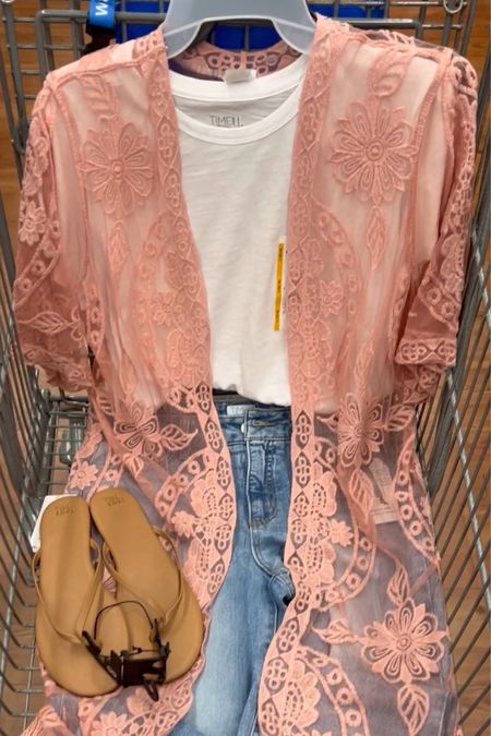 This week’s top five include this Walmart lace duster cardigan which doubles as a swimsuit coverup! Vacation affordable travel beach style

#LTKstyletip