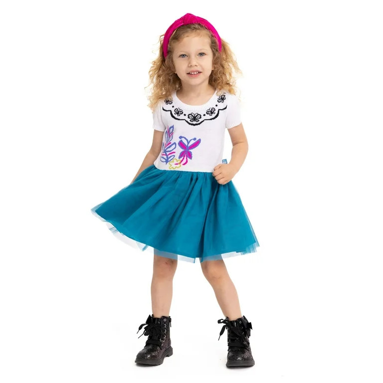 Disney Encanto Toddler Girl Cosplay Sweater Dress, Sizes, 12M-5T | Walmart (US)