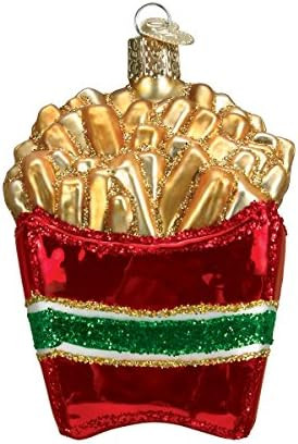 Amazon.com: Old World Christmas Ornaments: Ballpark Foods Glass Blown Ornaments for Christmas Tre... | Amazon (US)
