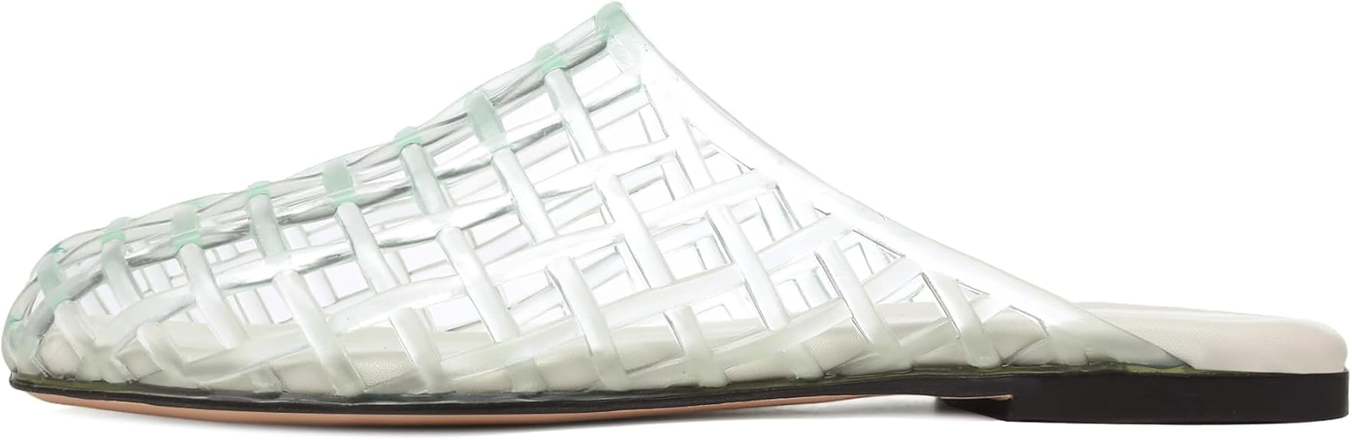 Jelly Mesh Ballet Flats for Women, Clear Hollow Shoes Comfortable Summer Slip-on Ballerina, PVC S... | Amazon (CA)