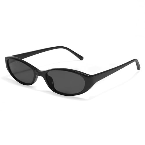 GUVIVI Retro Oval Sunglasses for Women 2026 90s Small Chic Cat Eye Sun Glasses Sunnies Lightweight Shades | Amazon (US)