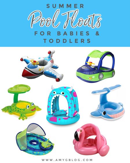 Fun themed pool floats for babies and toddlers to stock up on for summer swim! 

#LTKSeasonal #LTKBaby #LTKSwim