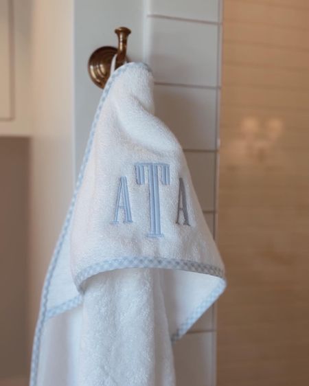 Monogrammed baby towel, robe, and wash clothes 🛁🫧 

#LTKbaby #LTKfamily #LTKbump
