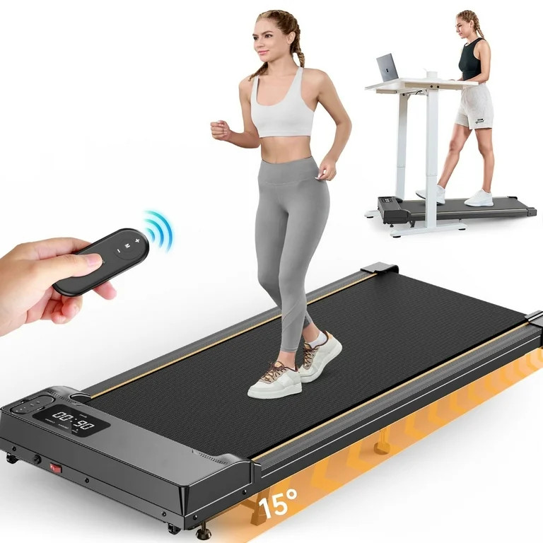 Walking Pad with Incline,Patbrela 2.5 HP Under Desk Treadmill Small with LED Display &Remote Cont... | Walmart (US)