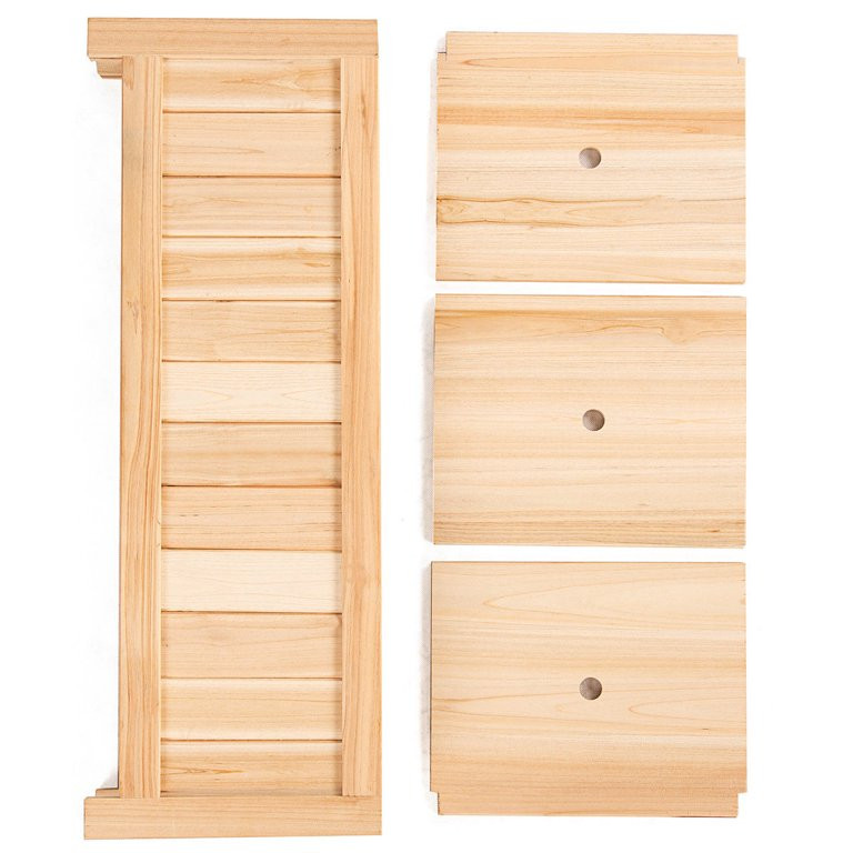 Costway Rectangle Wood Flower Planter Box Portable Raised Vegetable Patio Lawn Garden folding | Walmart (US)