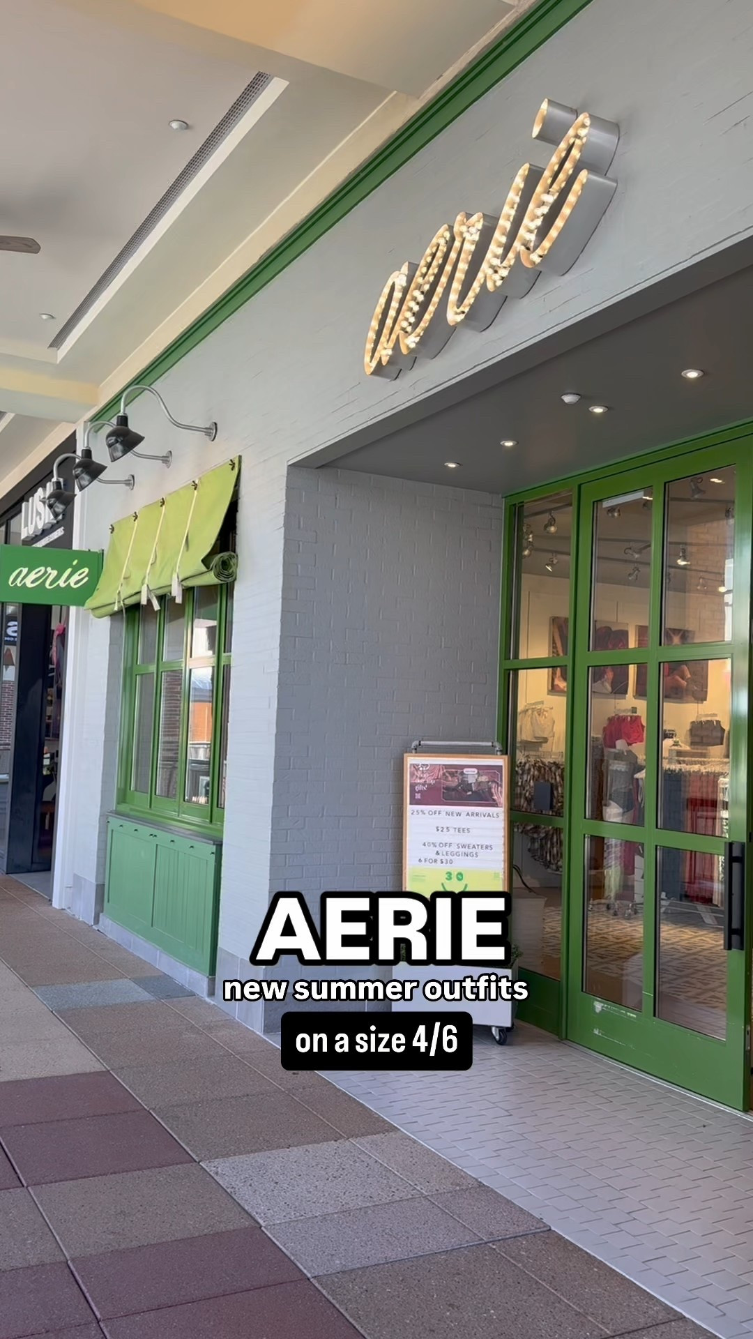 Aerie new arrivals. @aerie summer outfits! Wearing a size small in everything (except the white tank— accidentally grabbed an xs but would prefer a small). Everything on sale for Memorial Day! 

#LTKFindsUnder50 #LTKOver40 #LTKSaleAlert