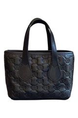 'Kelly' Pattern Calfskin Two-way Handbag (2 Colors) | Goodnight Macaroon