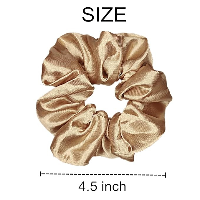 12 Pcs Satin Silk Hair Scrunchies Soft Hair Ties Fashion Hair Bands Hair Bow Ropes Hair Elastic B... | Amazon (US)
