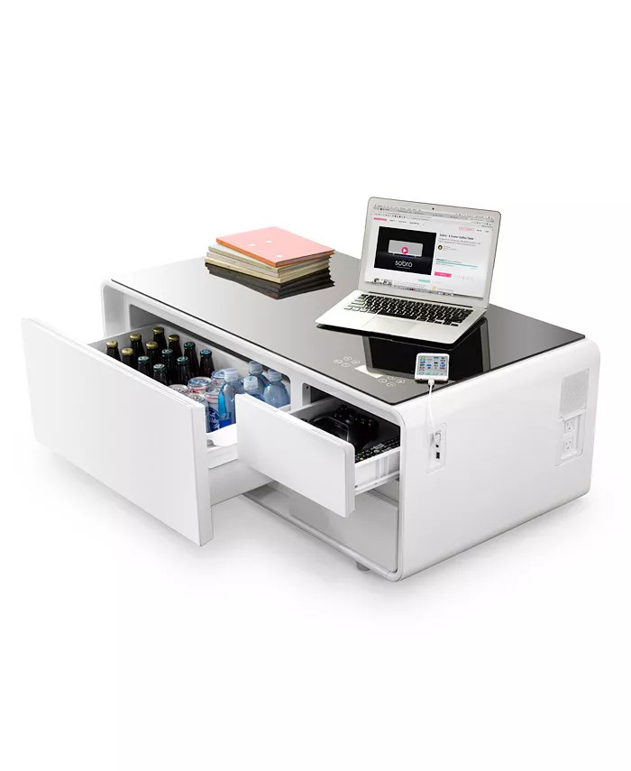 Smart Storage Coffee Table with Refrigerated Drawer | Macys (US)