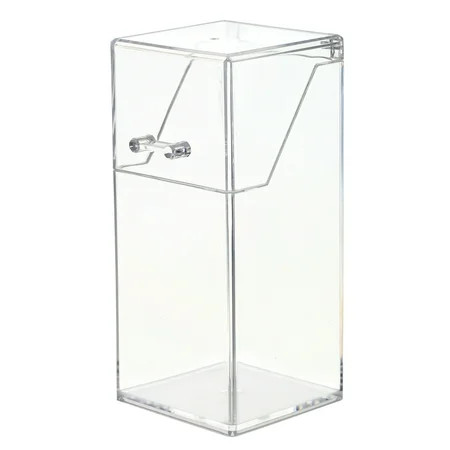 Clear Acrylic Dustproof Makeup Brush Organizer Cosmetic Brushes Eyebrow Pencil Storage Holder with L | Walmart (US)