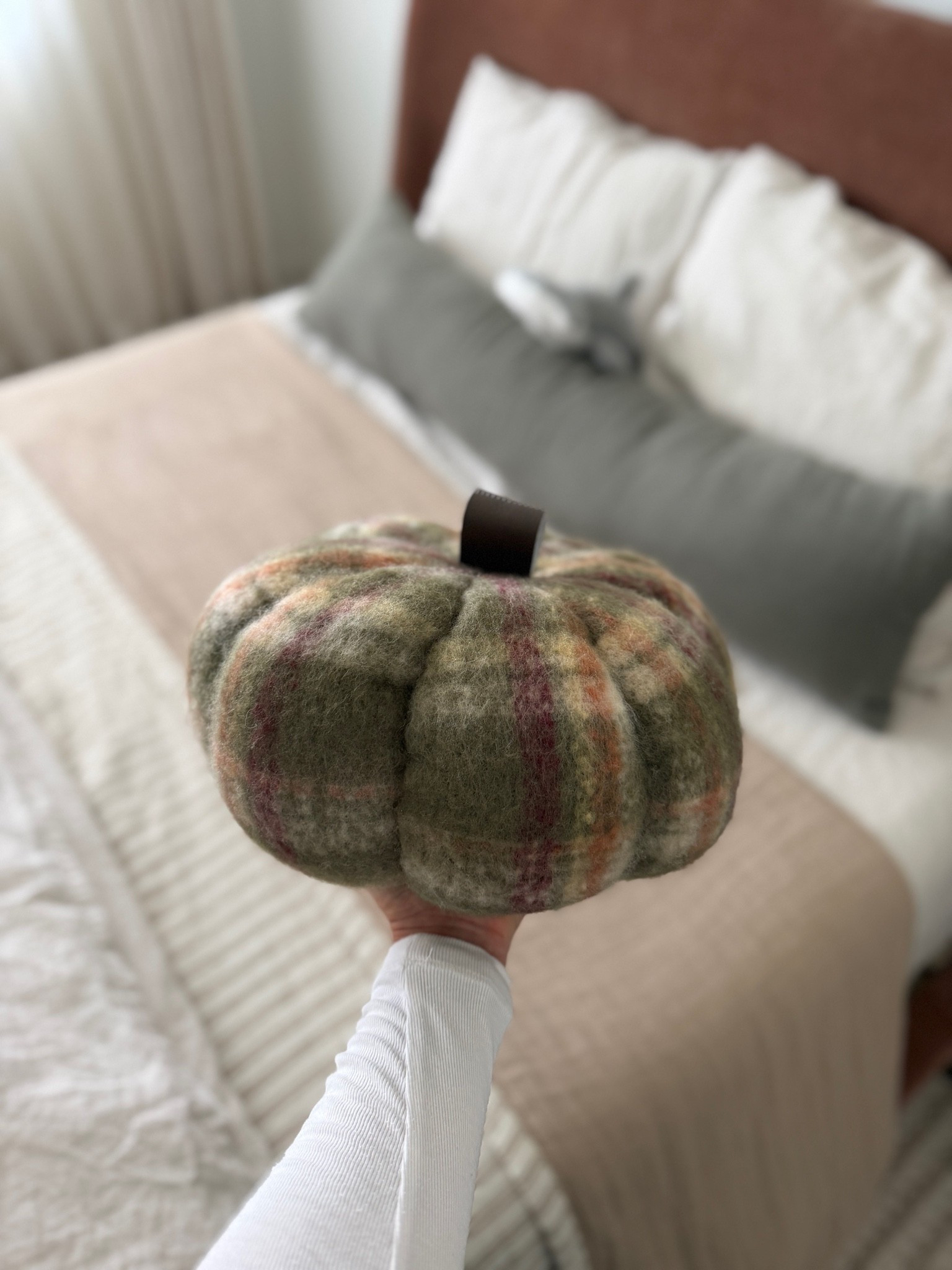 Ahh this plaid pumpkin pillow is adorable. Only $20 and several colors available!

#LTKHome #LTKSeasonal