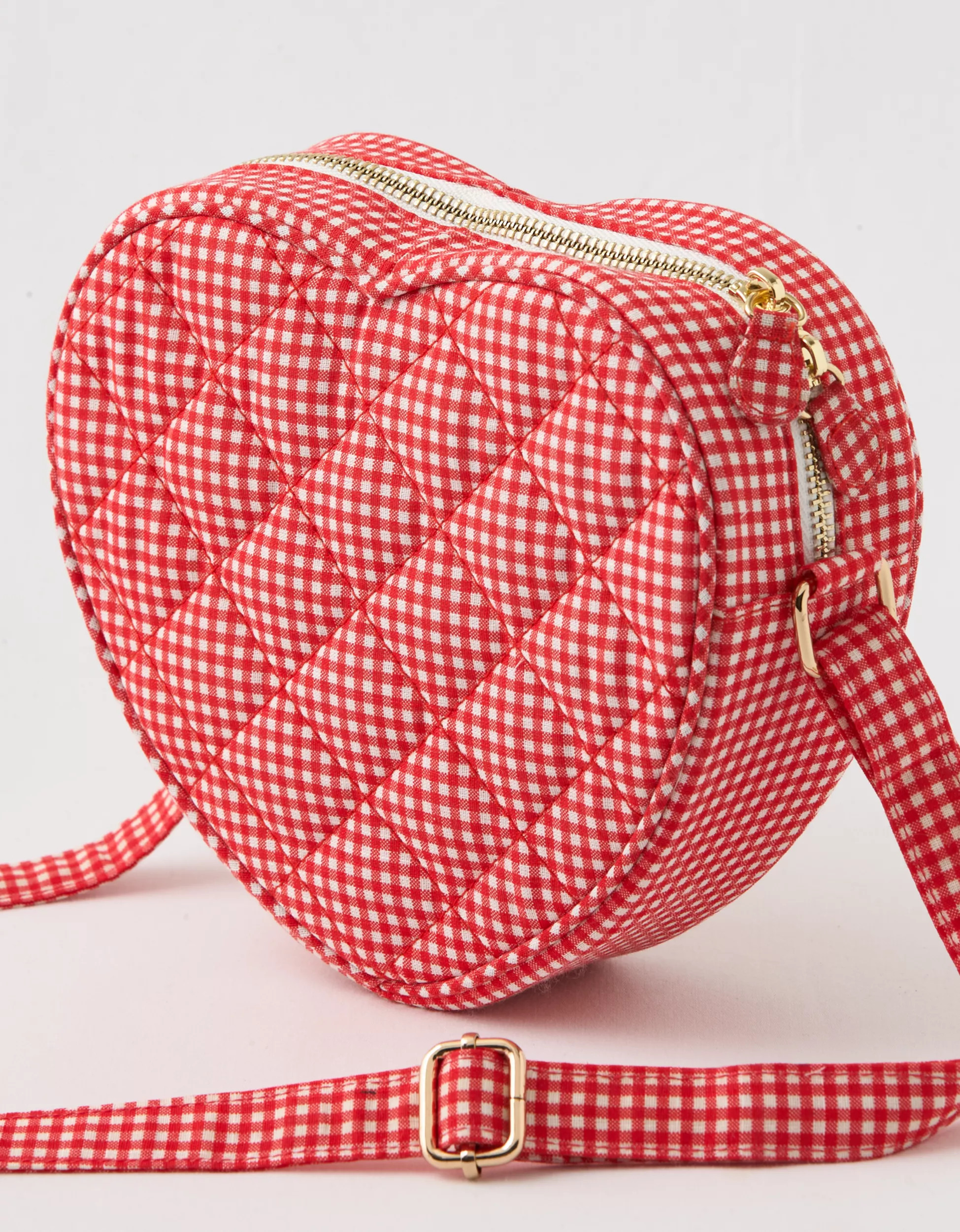 Aerie Quilted Heart Crossbody Bag | Aerie