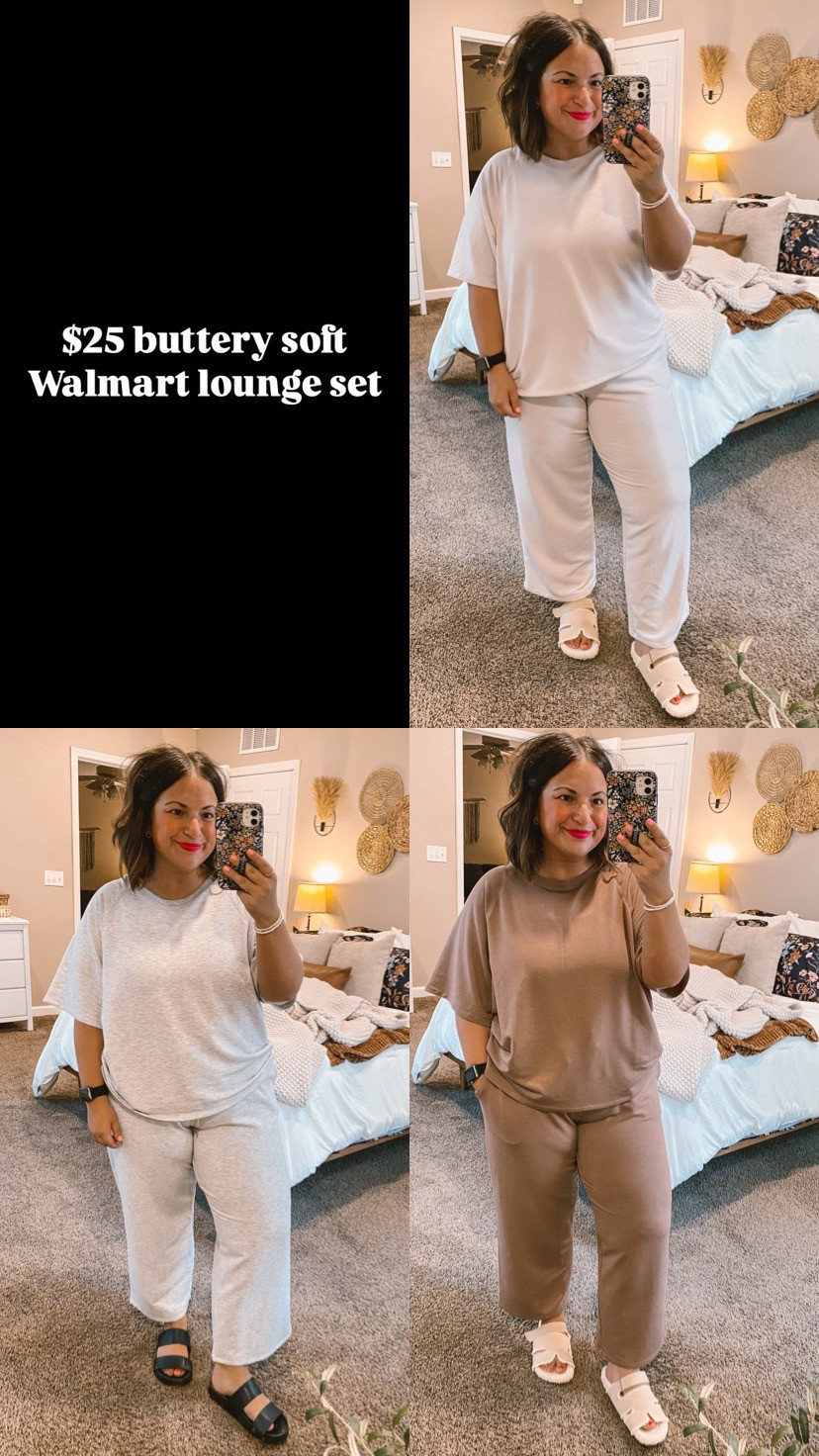 #walmartpartner
#walmartfashion
@walmartfashion



I am absolutely loving these neutral, buttery soft lounge sets from Walmart!

sets: fit true to size // wearing a large in all three 

 

#LTKStyleTip #LTKFindsUnder50 #LTKMidsize