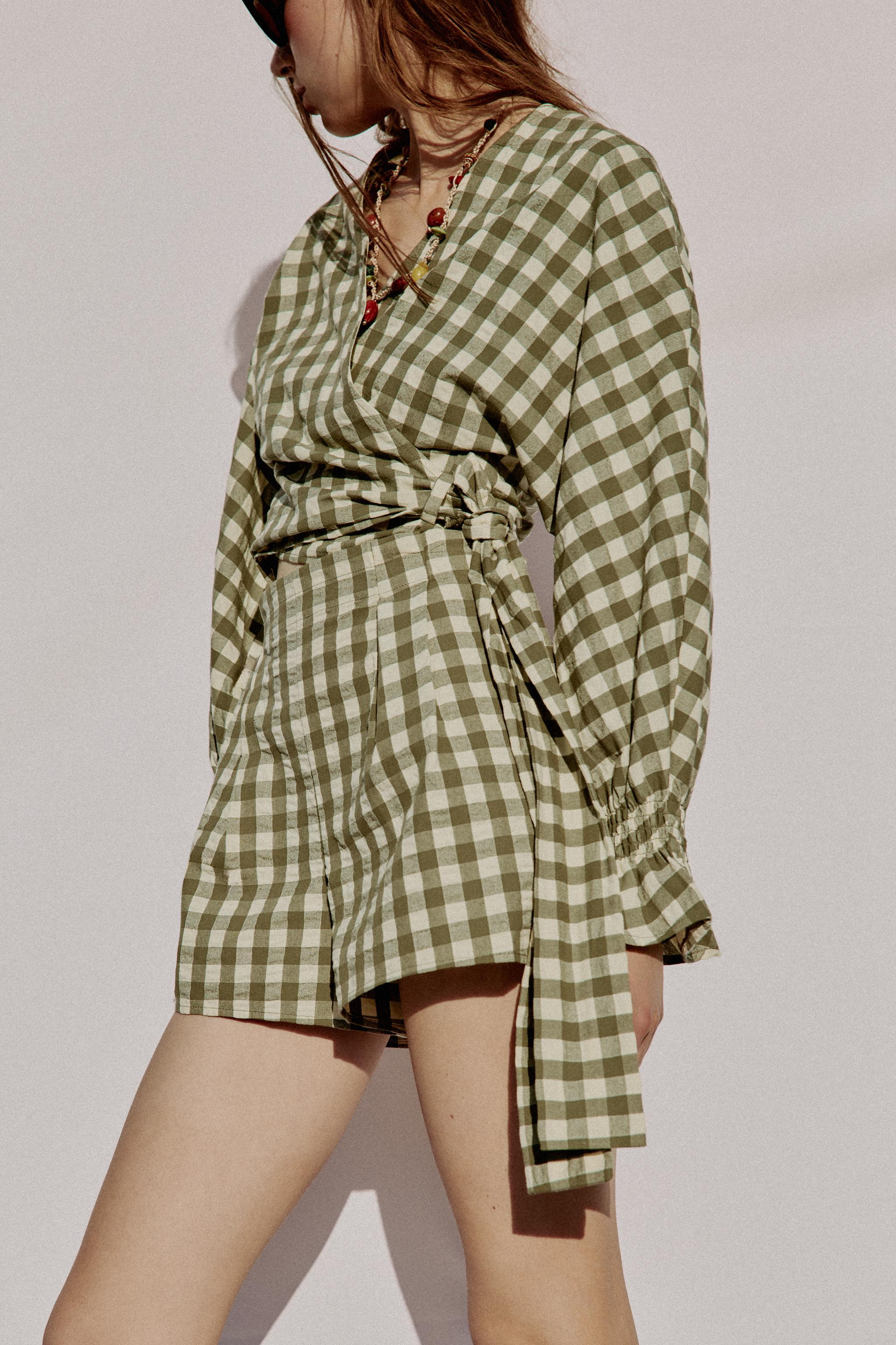 GINGHAM SHORTS | Zara US