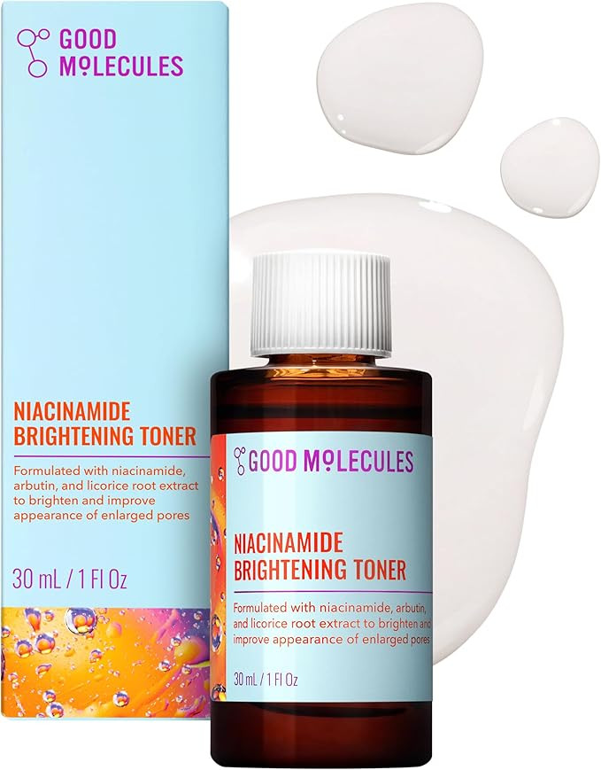 Good Molecules Niacinamide Brightening Toner - Toner for Face with Niacinamide and Arbutin for Sk... | Amazon (US)