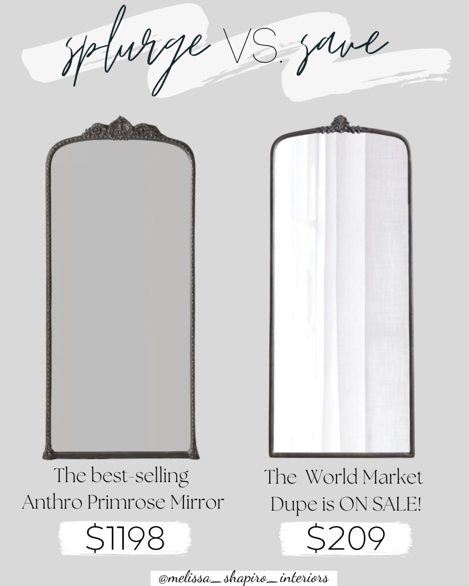 Mirror Sale!  The World Market dupe is so good and normally $299 but on sale for $209 and members get an extra 10% off!  #mirror #antiquemirror #homefinds #homesale

#LTKsalealert #LTKSeasonal #LTKhome