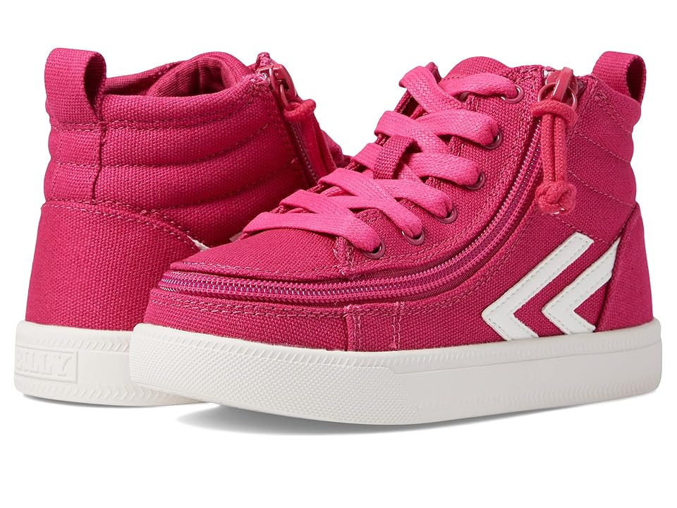 BILLY Footwear Kids CS Sneaker High (Little Kid/Big Kid) (Fuchsia/White) Kid's Shoes | Zappos