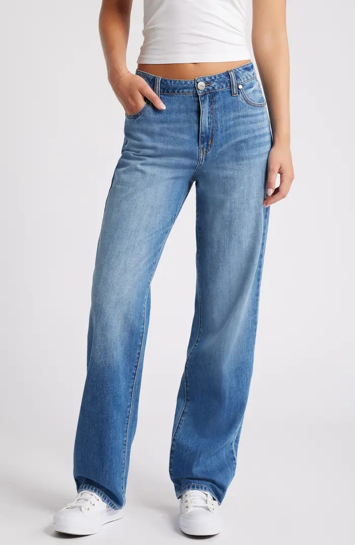 High Waist Baggy Straight Leg Jeans | Nordstrom