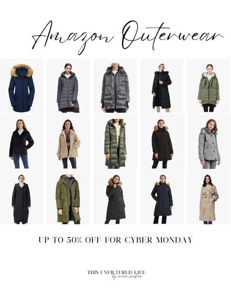 Amazon outerwear up to 30% off for cyber Monday, today only! these coats are highly rated 

#LTKSeasonal #LTKCyberweek #LTKsalealert