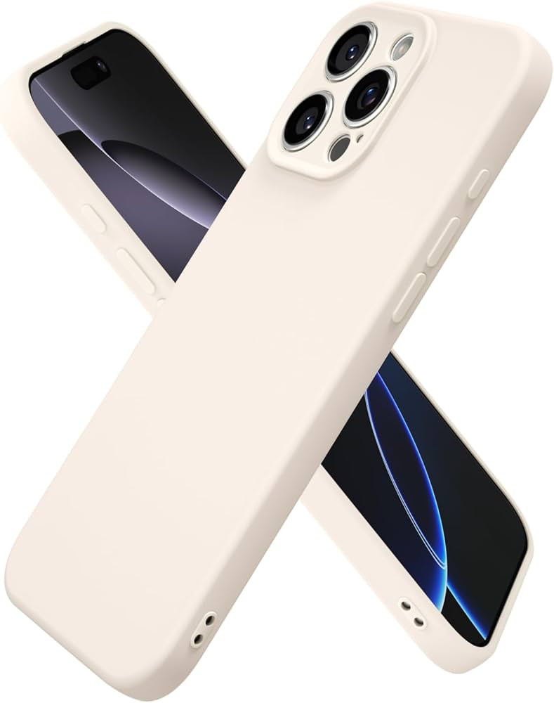 oakxco for iPhone 16 Pro Max Case Silicone, Ultra Slim Thin Phone Case for Women Girls, Plain Sol... | Amazon (US)