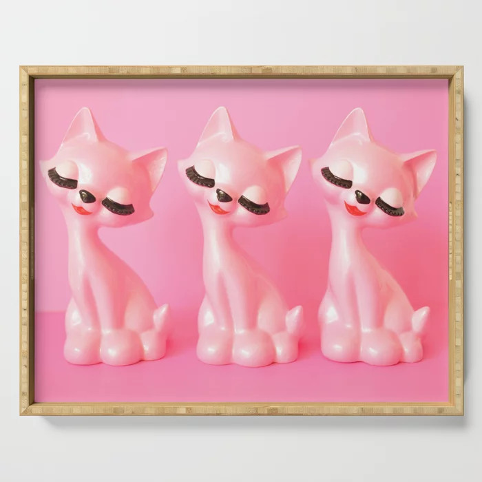 Kitschy Kitties Serving Tray | Society6