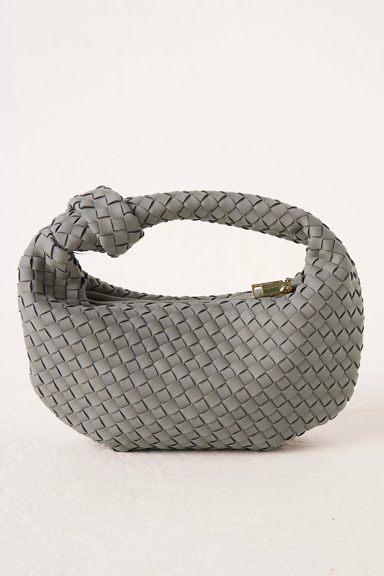 Melie Bianco Larissa Woven Faux-Leather Satchel Bag | Anthropologie (UK)