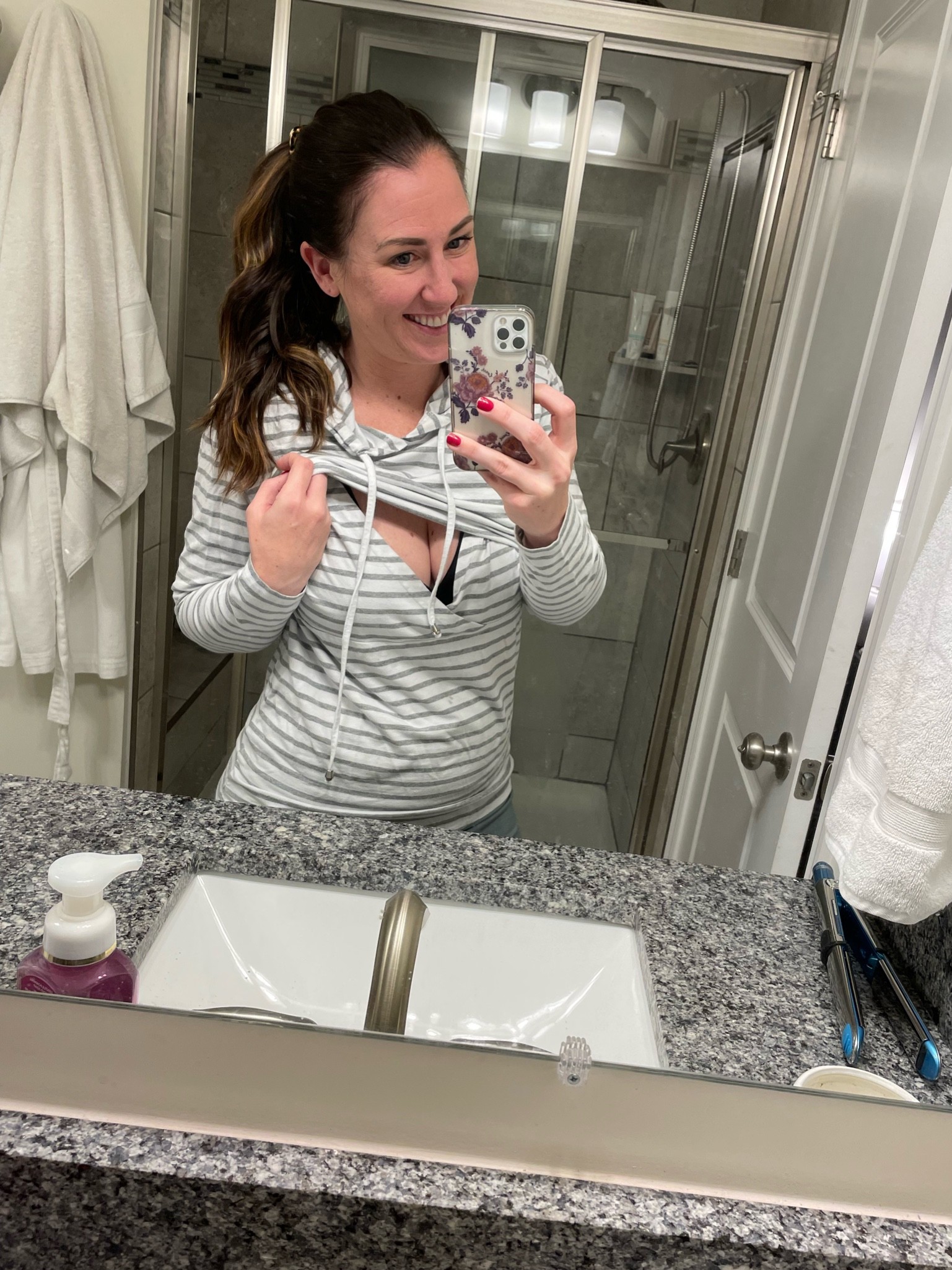 Best Nursing Lightweight Sweatshirt ever! 

#LTKbump #LTKunder50 #LTKbaby