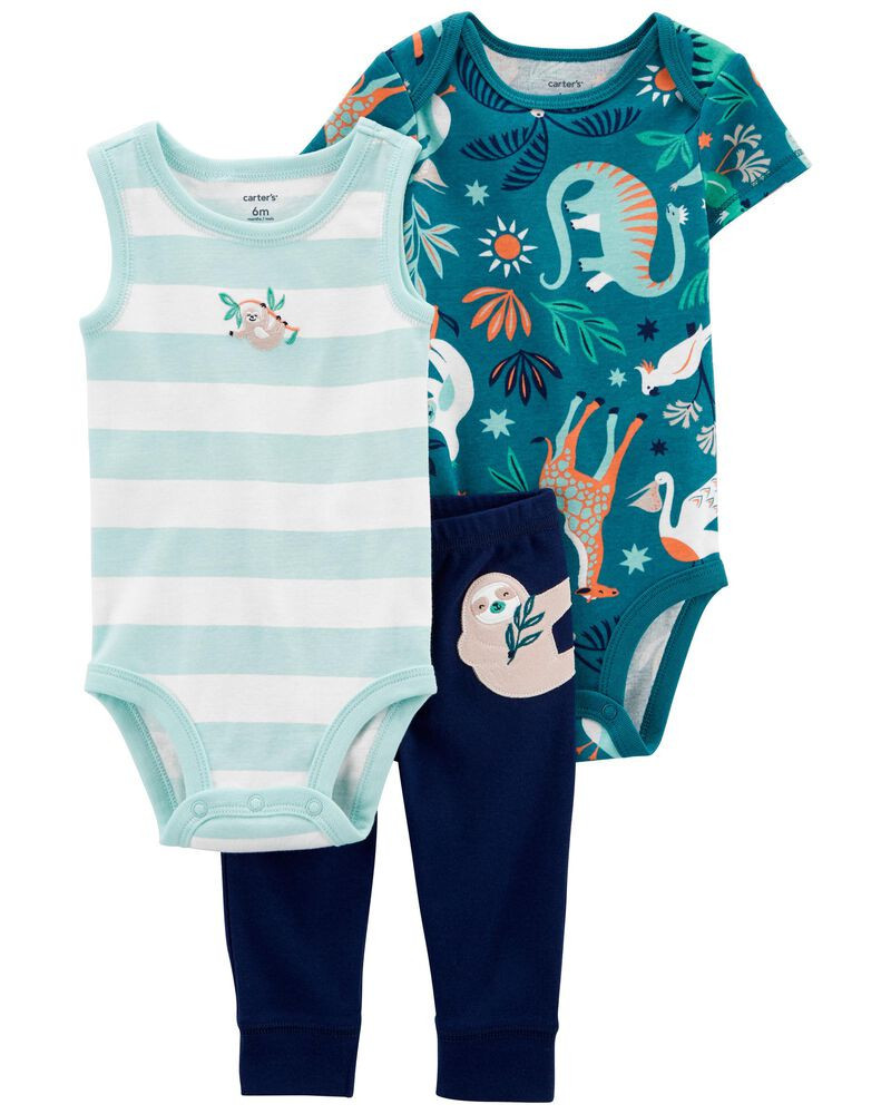 Baby 3-Piece Sloth Little Character Set | Carter's