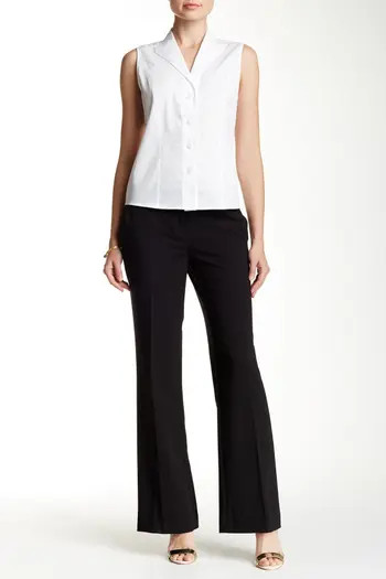 Calvin Klein Wide Leg Pants in Black at Nordstrom Rack, Size 12 | Nordstrom Rack