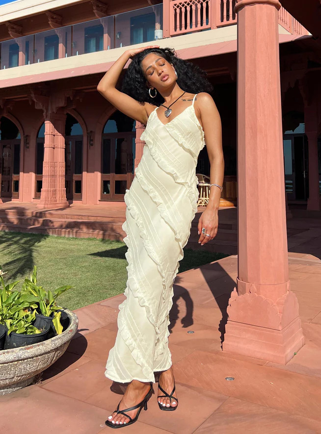 Lars Maxi Dress Yellow | Princess Polly US