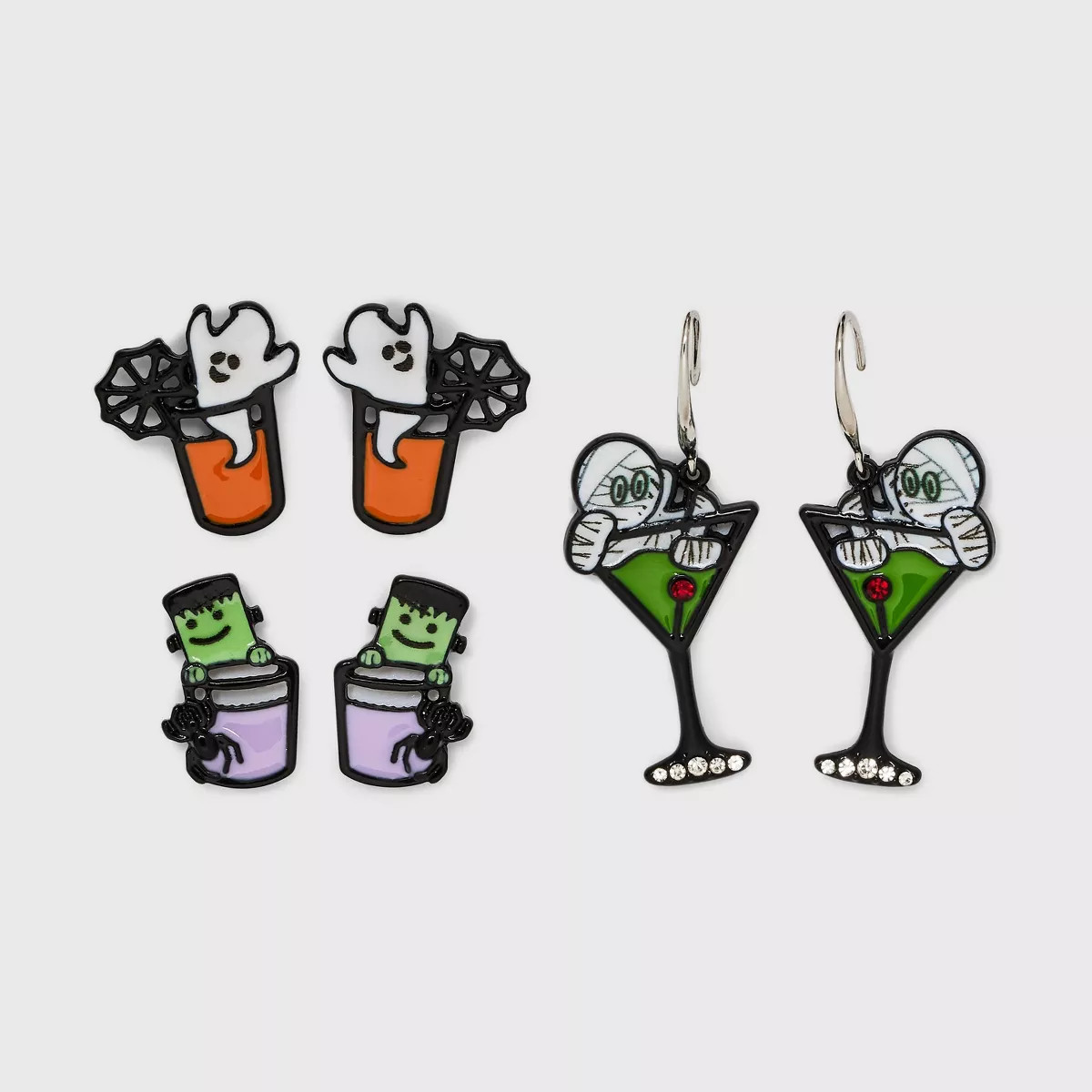 Sugarfix by Baublebar Halloween Glow In The Dark Drink Earring Set 3pc | Target
