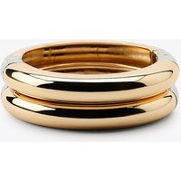 Zara - 2-Pack Of Combined Cuff Bracelets - Women - Gold Silver - Women | Zara US